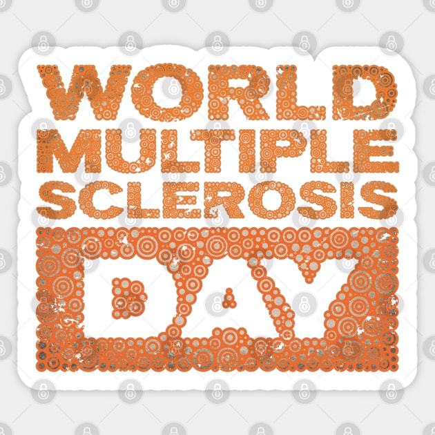 WORLD MULTIPLE SCLEROSIS DAY Sticker by pbdotman